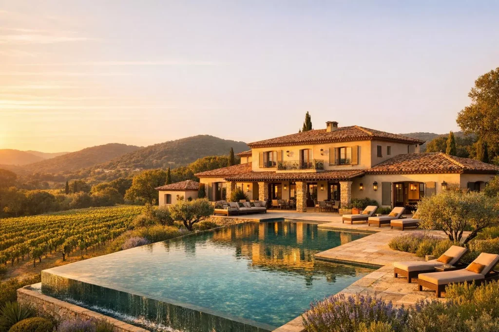 Les plus belles villas au cœur des vignes près de Saint-Tropez