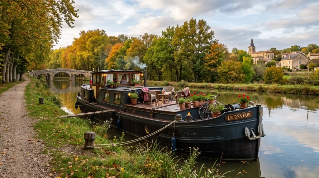 Voyage lent : dormir sur l'eau ou au centre équestre